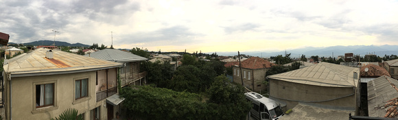 View from Guesthouse balcony, Telavi