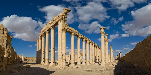 Palmyra. Temple of Beel, Courtyard