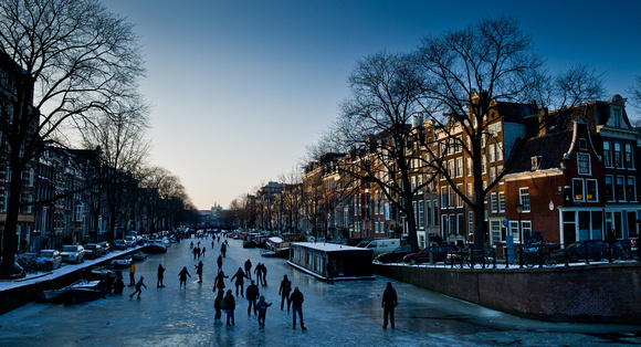 Amsterdam, February 7, 2012: Prinsengracht