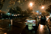 Late night flat tire in Tabriz