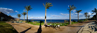 View from Dahab Paradise Hotel over the Gulf of Akaba