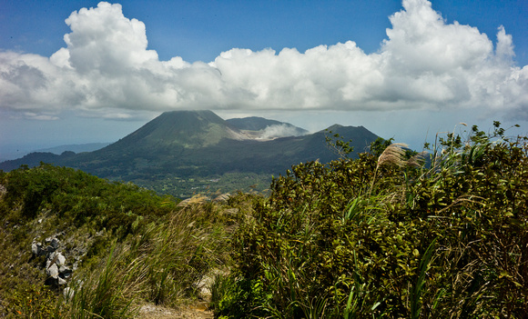 Smoking Lokon Vulcano near Tomohon