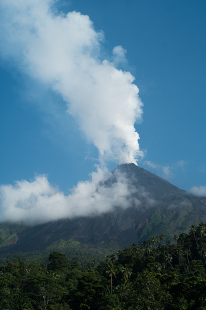 Karangetang Volcano on Siau